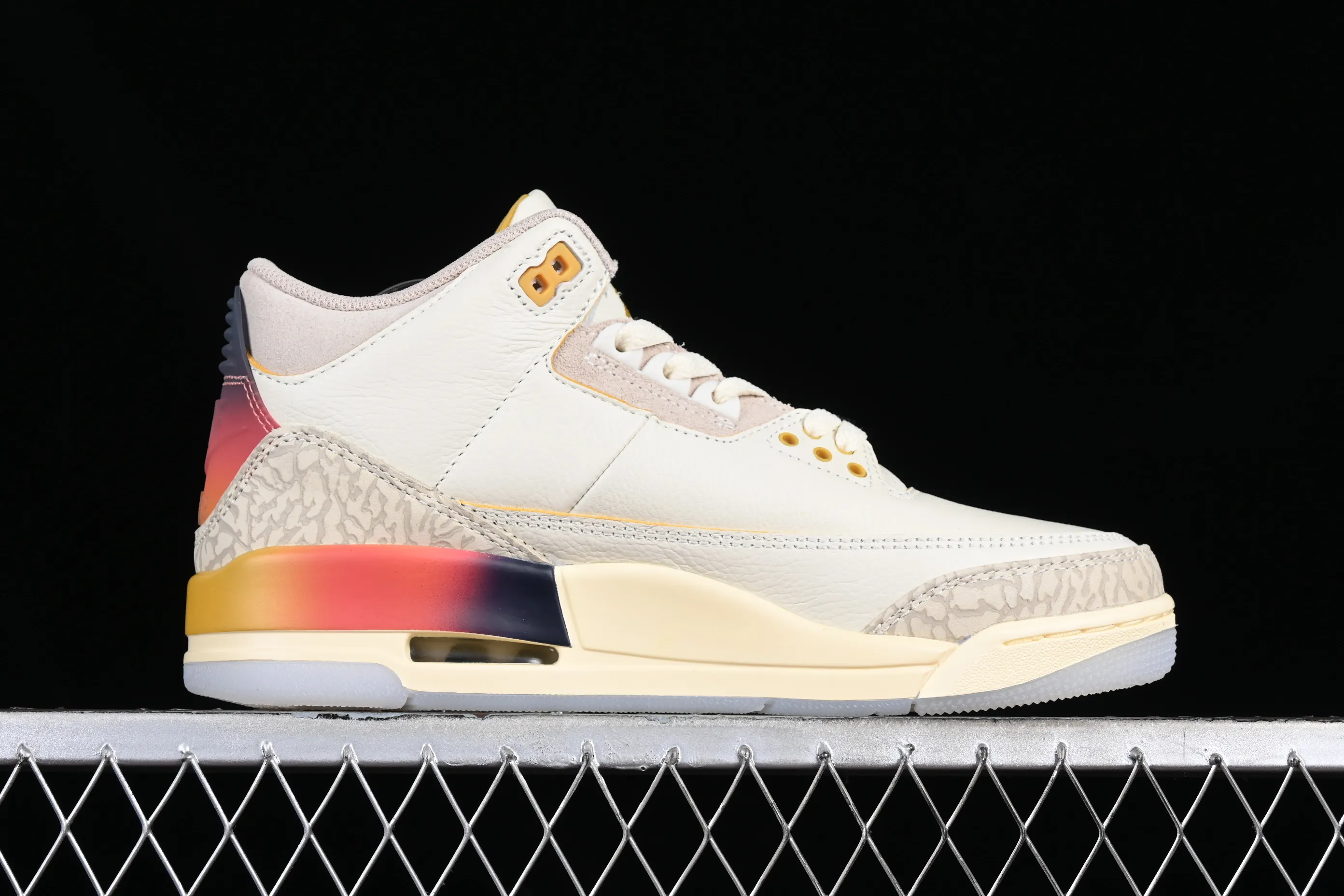 All categories Air Jordan Jordan series basketball shoes Air Jordan 3 OG version J.Balvin x Air Jordan 3 Retro AJ3 Joe 3 rainbow gradient FN0344-901